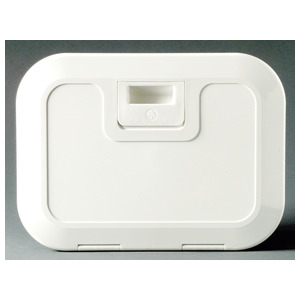White locker w/lid 280 x 180 mm C-front